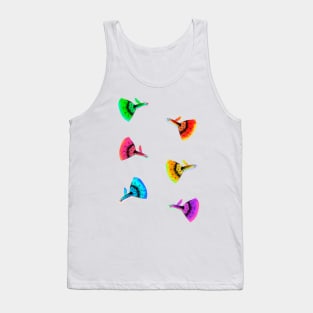 Colorful Guppy fish Tank Top